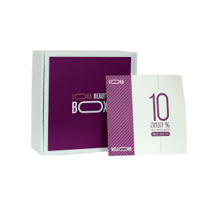 קופסת משלוחים לערכת איפור