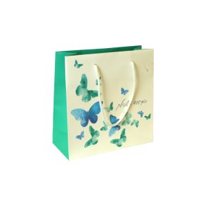 שקית קרטון למותג מכבי פארם