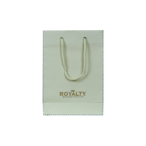 שקית קרטון בגימור טקסטורה מיוחדת