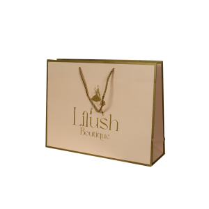 שקית קרטון לבגדי נשים